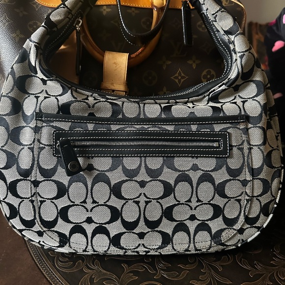 Coach Black and Gray Women's Bag - Picture 2 of 6